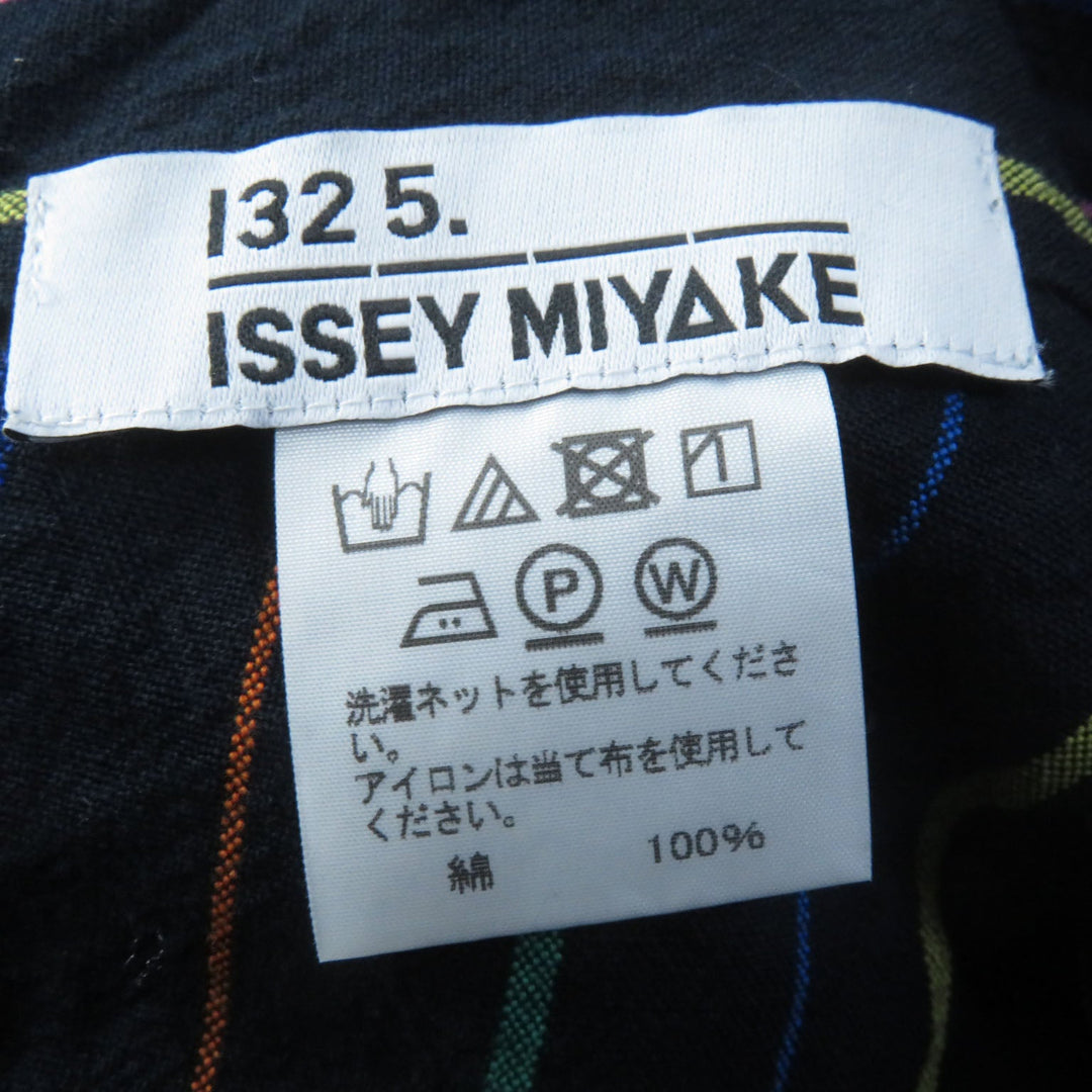 ISSEY MIYAKE Wide pants IL13FF313 Main: 100% linen multicolor Women 3 Used Authentic