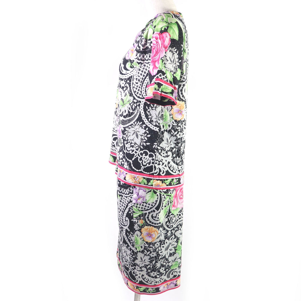 LEONARD setup Main: 100% cotton, lining: 100% cupra Black type Women L Used Authentic