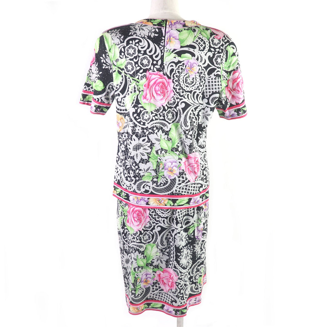 LEONARD setup Main: 100% cotton, lining: 100% cupra Black type Women L Used Authentic