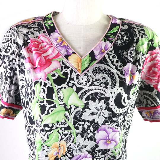 LEONARD setup Main: 100% cotton, lining: 100% cupra Black type Women L Used Authentic