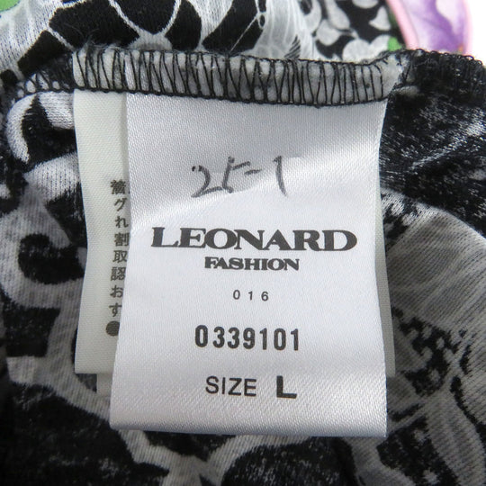 LEONARD setup Main: 100% cotton, lining: 100% cupra Black type Women L Used Authentic