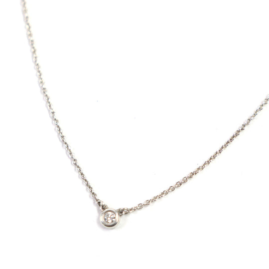 TIFFANY&Co. Necklace Main: AG925, Part: Diamond Silver By the yard Women Used Authentic