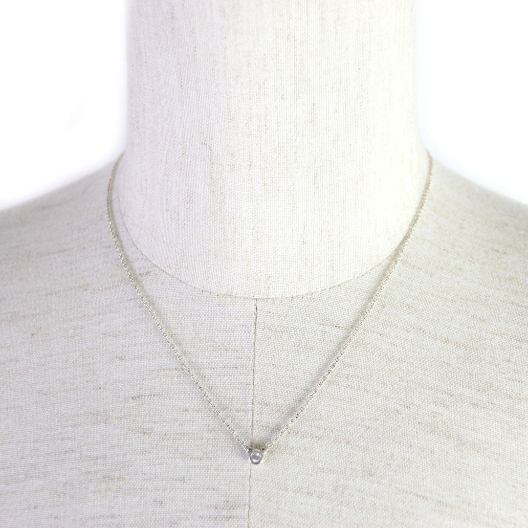TIFFANY&Co. Necklace Main: AG925, Part: Diamond Silver By the yard Women Used Authentic