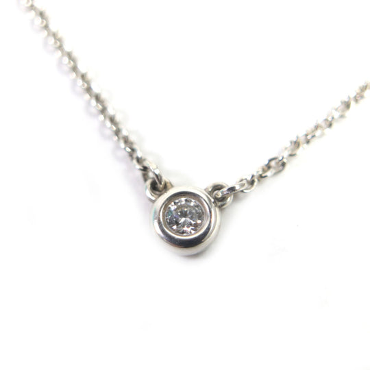 TIFFANY&Co. Necklace Main: AG925, Part: Diamond Silver By the yard Women Used Authentic