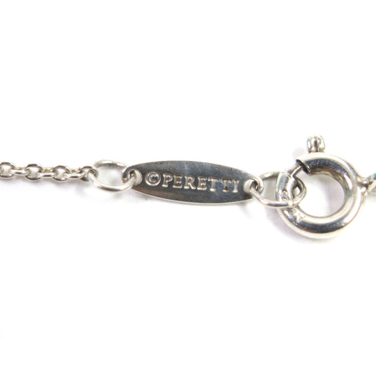TIFFANY&Co. Necklace Main: AG925, Part: Diamond Silver By the yard Women Used Authentic