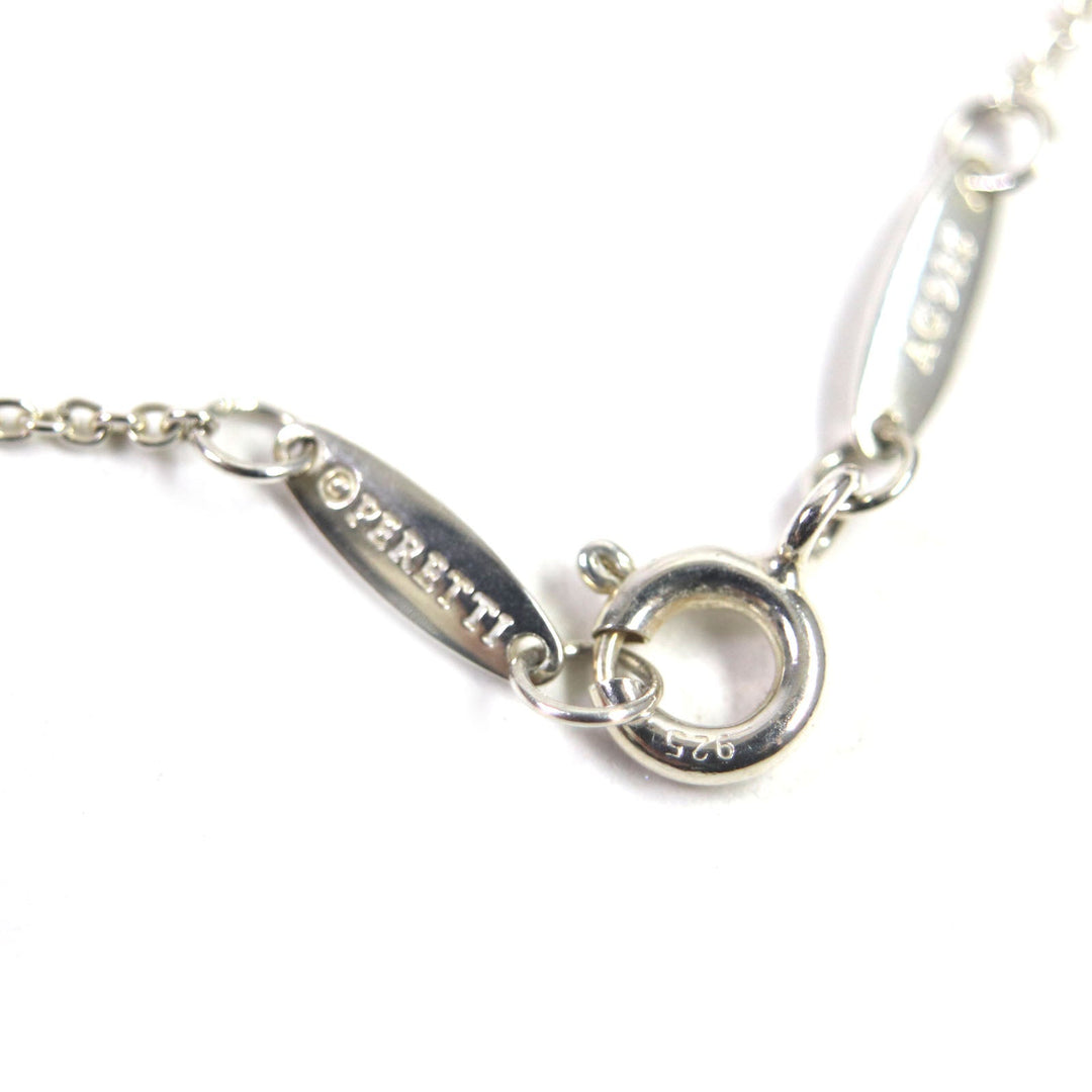 TIFFANY&Co. Necklace Main: AG925, Part: 1P pink sapphire Silver pink By the yard Women Used Authentic