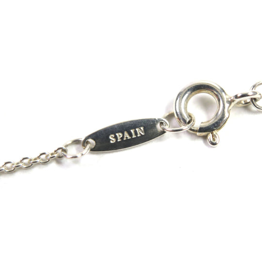 TIFFANY&Co. Necklace Main: AG925, Part: 1P pink sapphire Silver pink By the yard Women Used Authentic