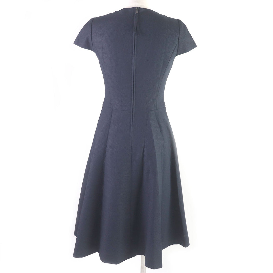 FOXEY dress 39686 Outer: 100% cotton, Lining: 100% cupra, Lace/Outer: 100% rayon, Lining: 100% cotton Dark navy Women 38 Used Authentic