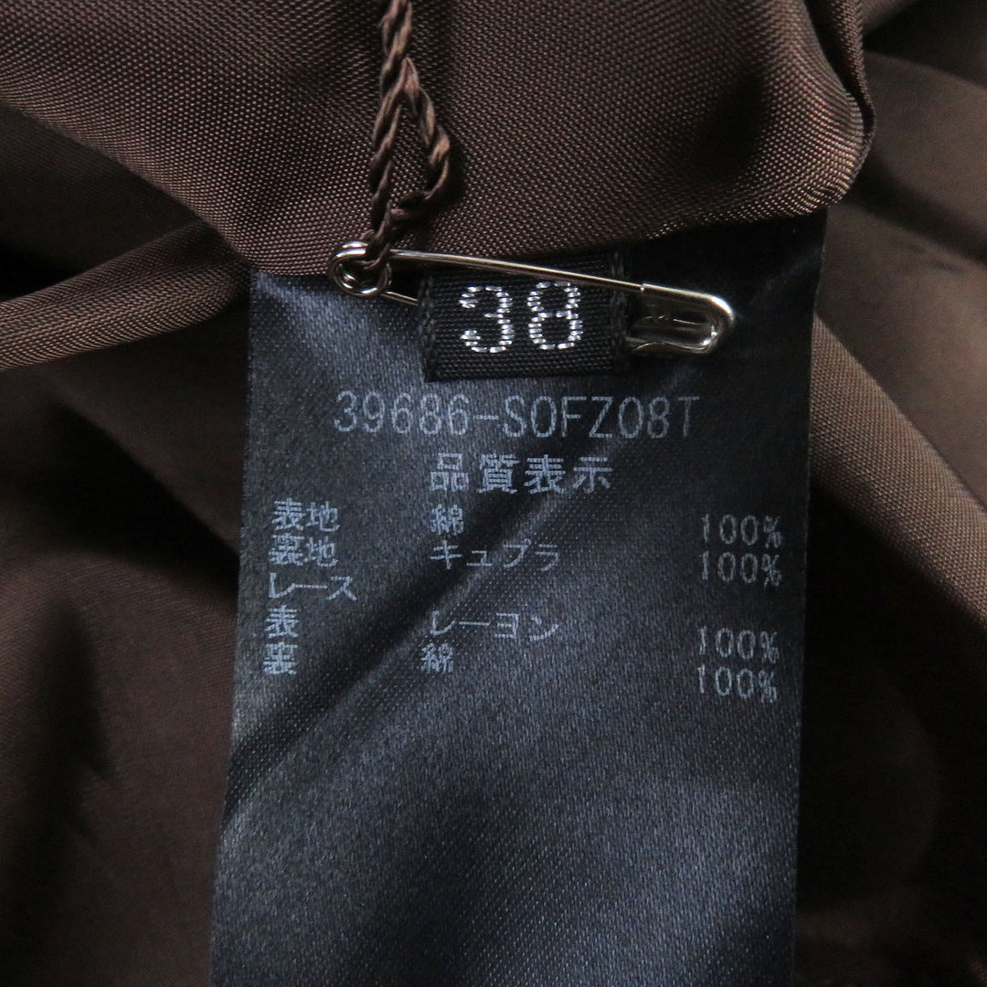 FOXEY dress 39686 Outer: 100% cotton, Lining: 100% cupra, Lace/Outer: 100% rayon, Lining: 100% cotton Dark navy Women 38 Used Authentic