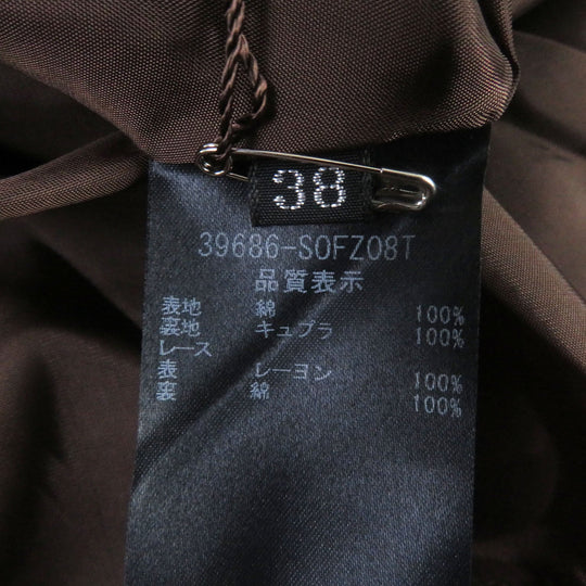 FOXEY dress 39686 Outer: 100% cotton, Lining: 100% cupra, Lace/Outer: 100% rayon, Lining: 100% cotton Dark navy Women 38 Used Authentic