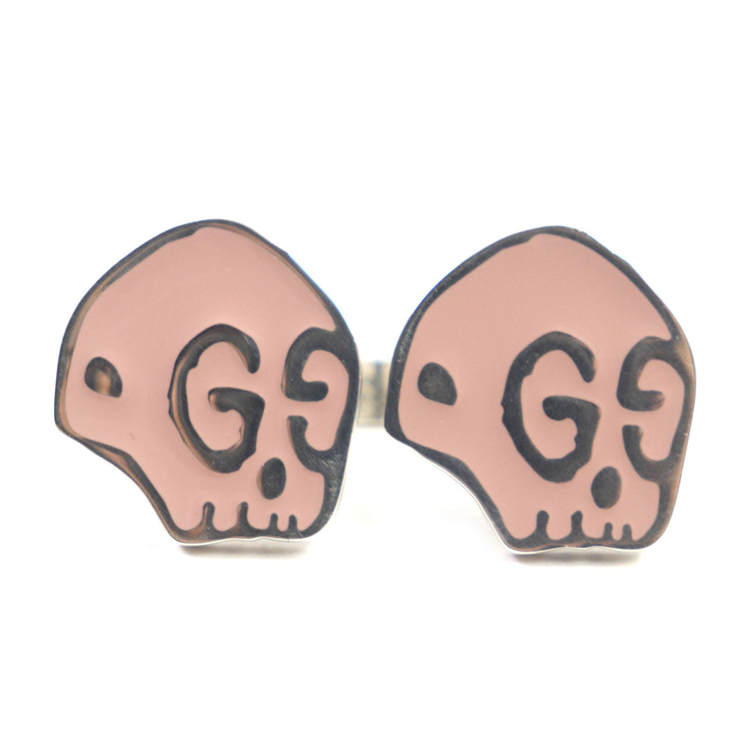 GUCCI Ring Main�FAG925 Pink Silver GHOST ghost Women 11 Used Authentic