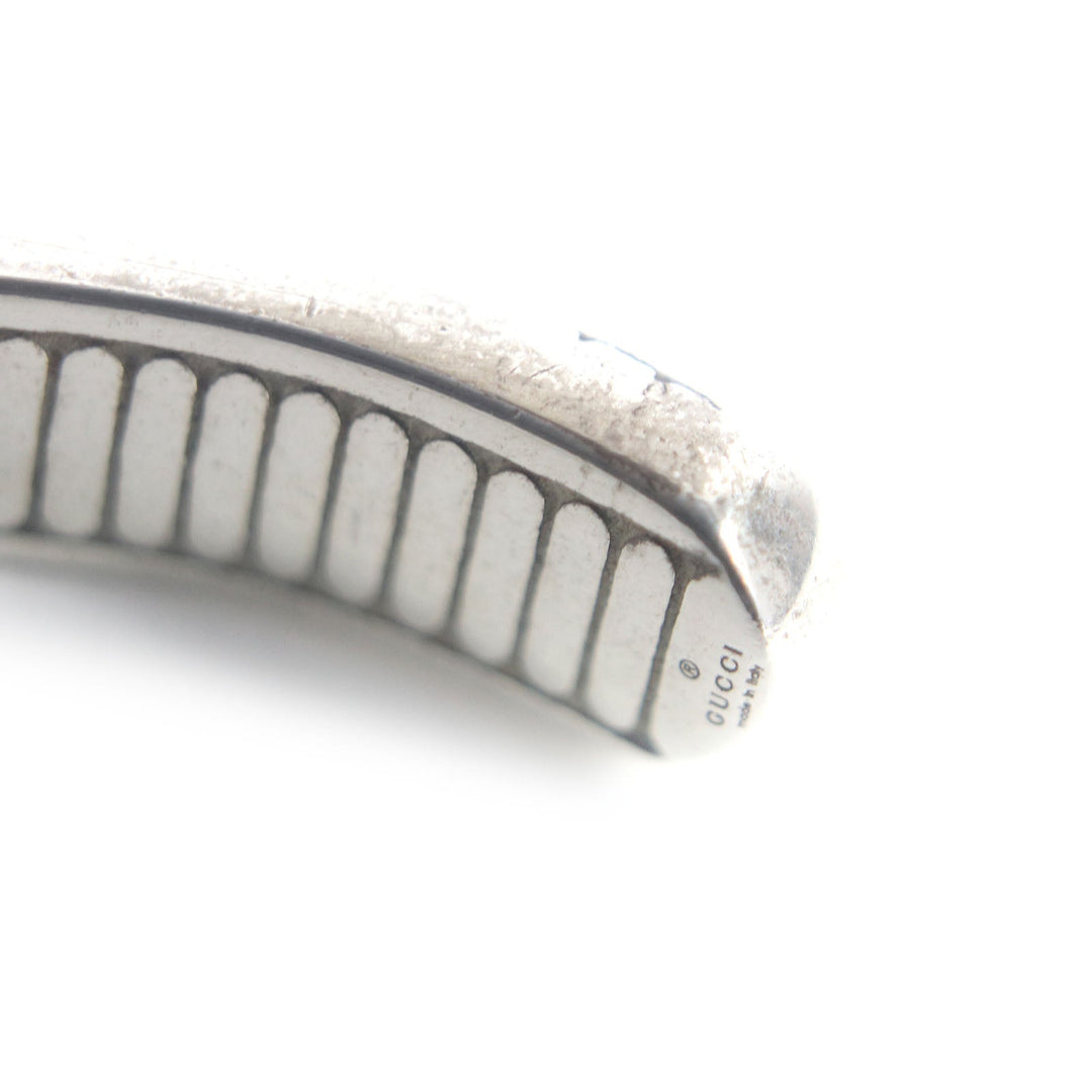 GUCCI Bangle 551903 Main�FAG925 Silver Women 17 Used Authentic