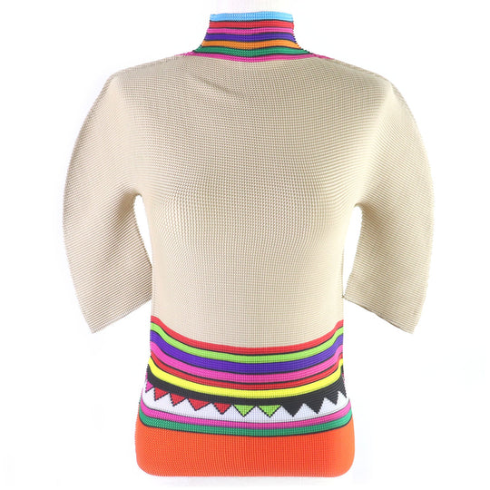 me ISSEY MIYAKE Cut Main: 100% polyester Beige type Women No size Used Authentic