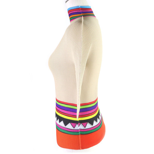 me ISSEY MIYAKE Cut Main: 100% polyester Beige type Women No size Used Authentic