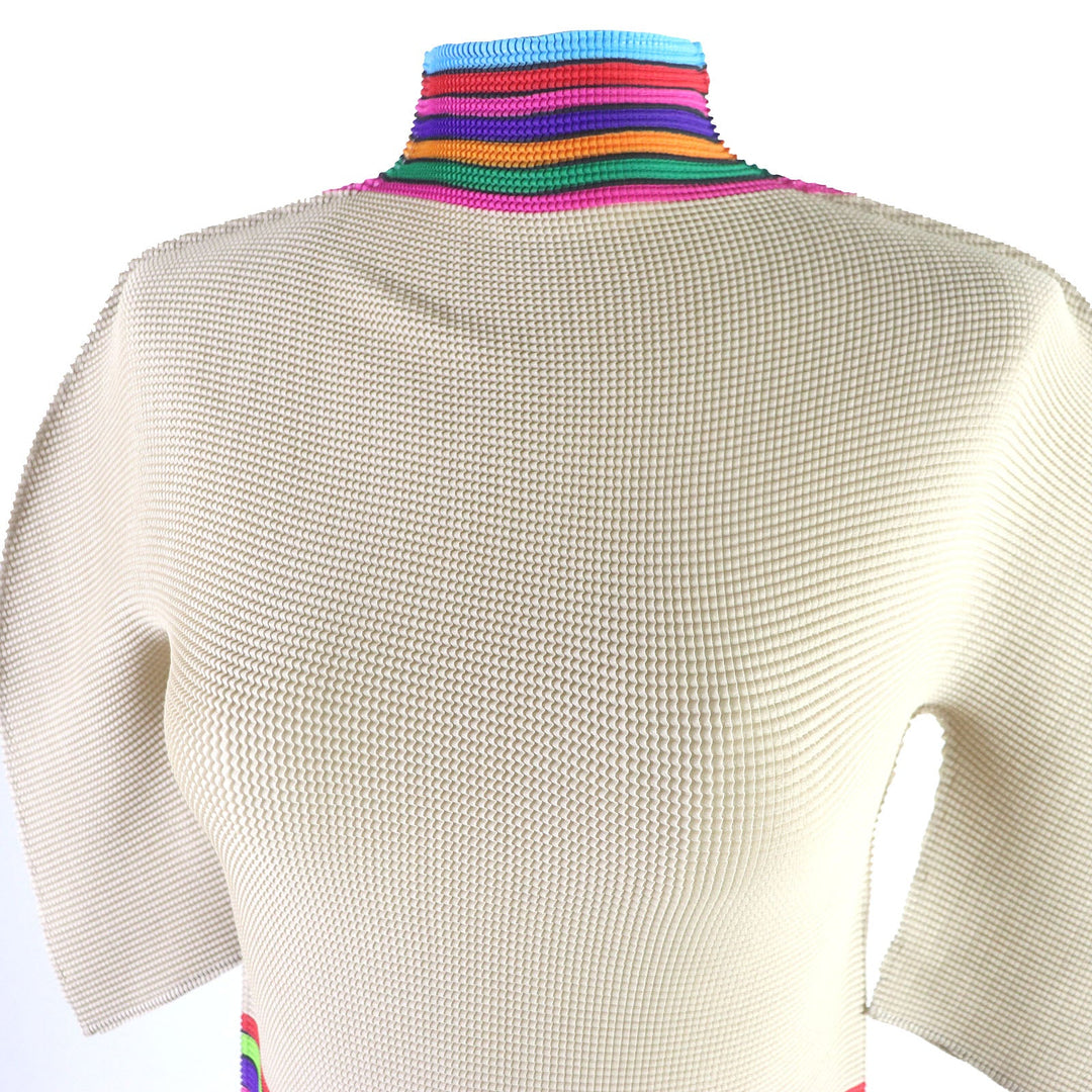 me ISSEY MIYAKE Cut Main: 100% polyester Beige type Women No size Used Authentic