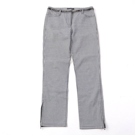 CHANEL Pants P53371 Main: 98% cotton, Main: 2% elastane (polyurethane) Navy white Women 34 Used Authentic