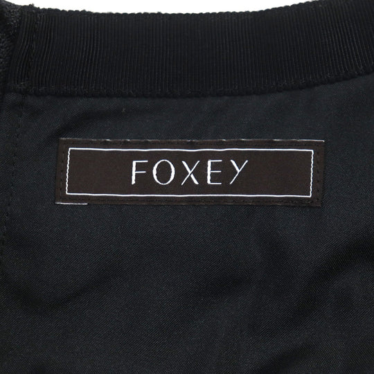 FOXEY skirt 33705 Outer: 100% silk, Lining: 100% polyester black Whip Women 38 Used Authentic