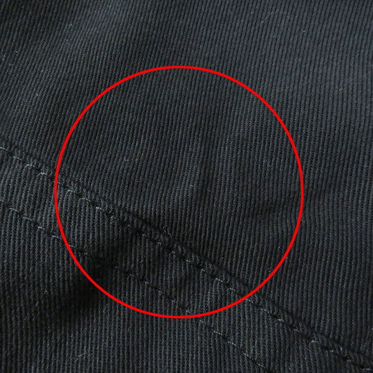 LOUIS VUITTON cargo pants Outer: 66% lyocell, 34% cotton; Lining: 100% cotton; Synthetic leather: 100% polyester (PVC coated) Black type Women 36 Used Authentic