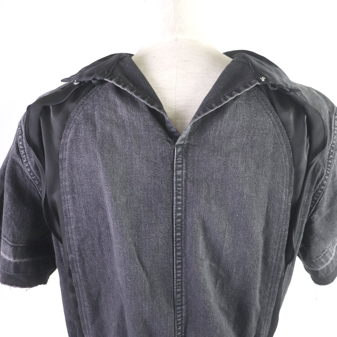 Sacai one piece 19-04572 Main: 100% cotton, Part: 100% polyester black Women 1 Used Authentic