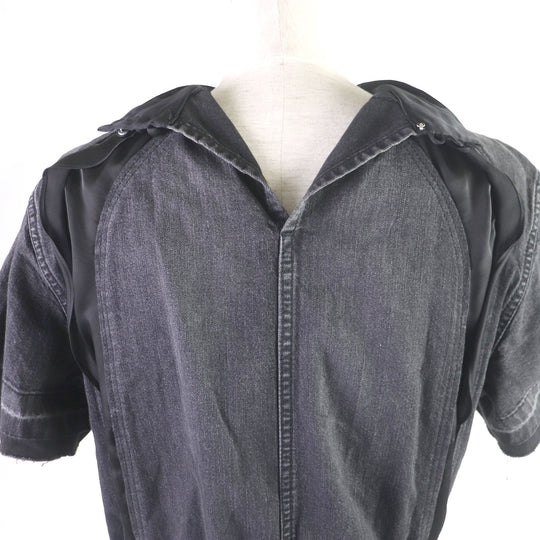 Sacai one piece 19-04572 Main: 100% cotton, Part: 100% polyester black Women 1 Used Authentic