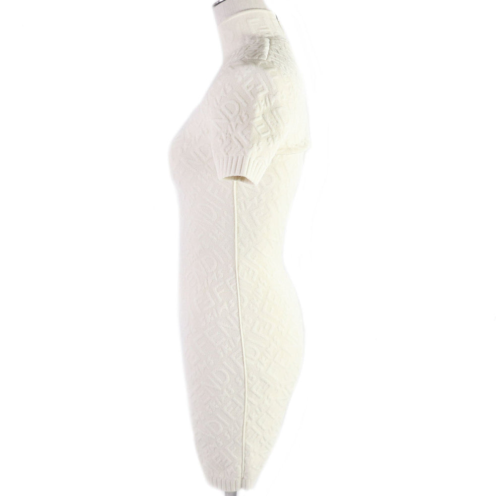 FENDI one piece 51% rayon, 21% polypropylene, 18% polyester, 9% nylon, 1% polyurethane Ivory Women 36 Used Authentic