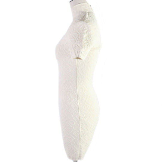 FENDI one piece 51% rayon, 21% polypropylene, 18% polyester, 9% nylon, 1% polyurethane Ivory Women 36 Used Authentic