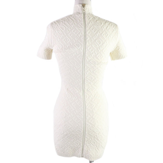 FENDI one piece 51% rayon, 21% polypropylene, 18% polyester, 9% nylon, 1% polyurethane Ivory Women 36 Used Authentic