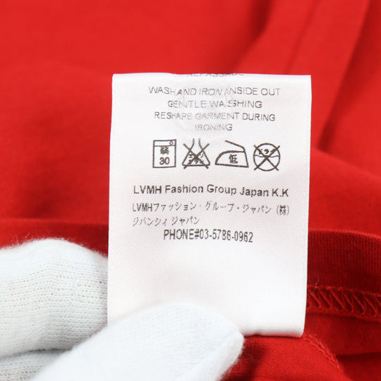 GIVENCHY Short sleeve T-shirt BM70K93002 Main: 100% cotton Red mens XS Used Authentic