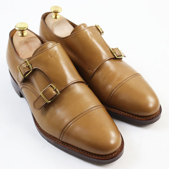 John Lobb Leather shoes Main: Leather light brown WILLIAM mens 8E Used Authentic