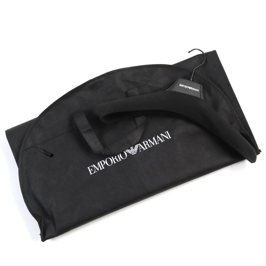 EMPORIO ARMANI Hoodie 01R54P 01P54 Outer: 100% Lamb Leather; Lining: 100% Polyester black mens 48 Used Authentic