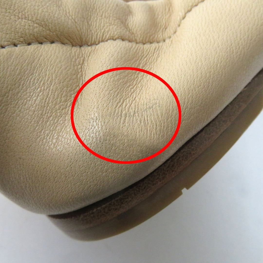 PRADA Ballet shoes Main: Leather beige Women 34 1/2 Used Authentic