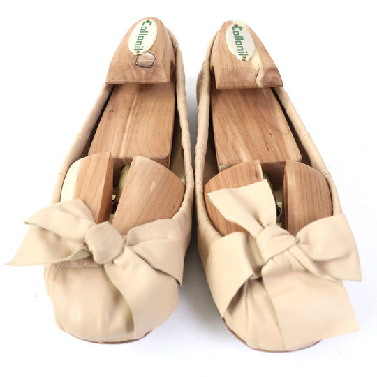 PRADA Ballet shoes Main: Leather beige Women 34 1/2 Used Authentic