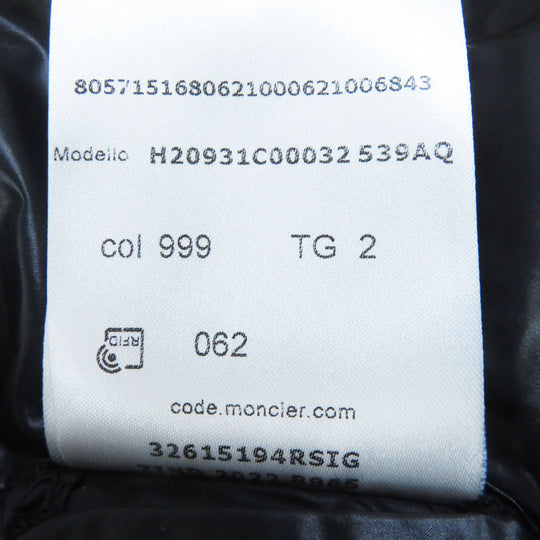 MONCLER down coat Outer: 100% nylon, Lining: 100% nylon, Filling: 90% down, Filling: 10% feather, Hood lining: 100% nylon black CAMBALES Women 2 Used Authentic
