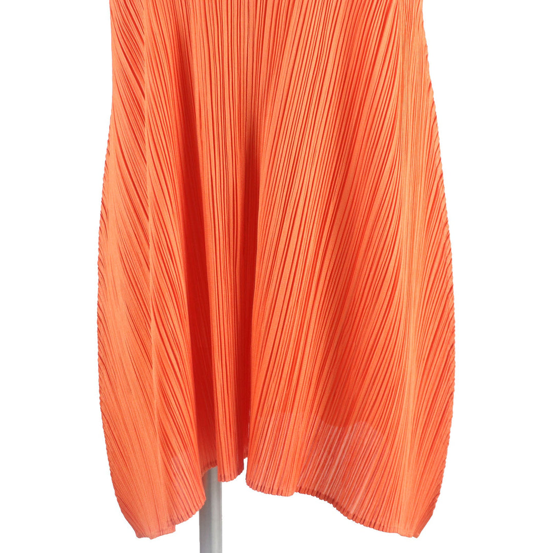 PLEATS PLEASE one piece PP11-JT585 Main: 100% polyester Orange Women 3 Used Authentic