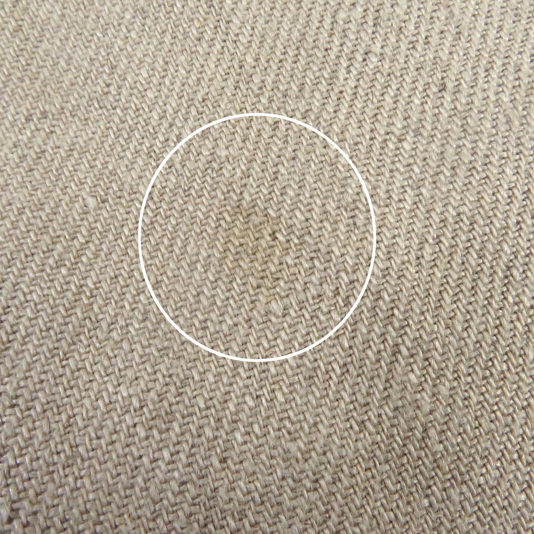 HERMES Tight Skirt Main: 100% linen beige Women 36 Used Authentic