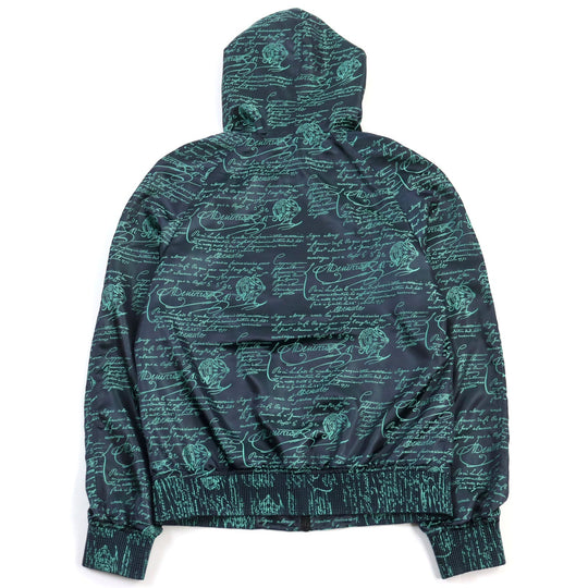 Berluti Hoodie R17OBU68PADX Main: 52% polyester, Main: 48% nylon Navy green mens R44 Used Authentic