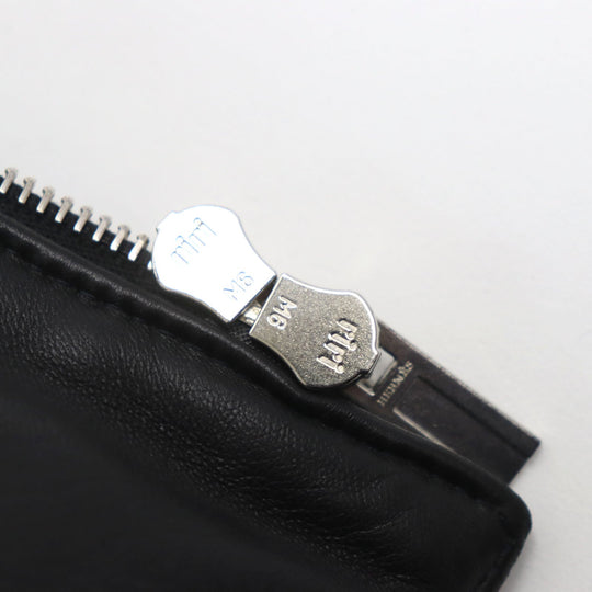 HERMES leather jacket 12-5007 Outer: Lamb leather, Lining: 100% silk, Filling: 95% down, Filling: 5% feather black mens 48 Used Authentic