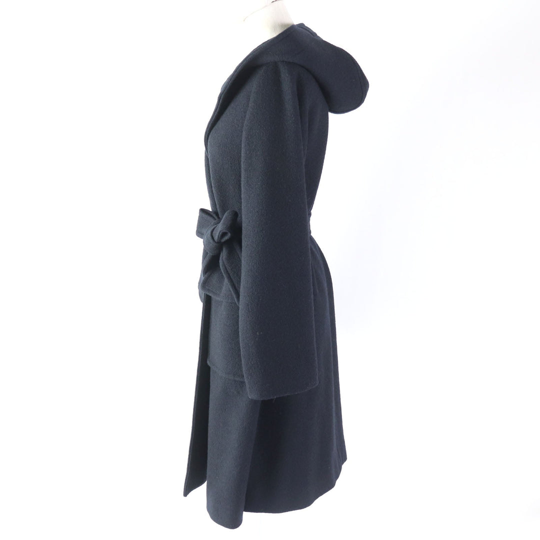 BLUE LABEL CRESTBRIDGE coat 55B48-448-29 Outer material: 82% wool, Outer material: 18% nylon, Body: Cupra polyester Sleeves: Polyester Navy Women 38 Used Authentic
