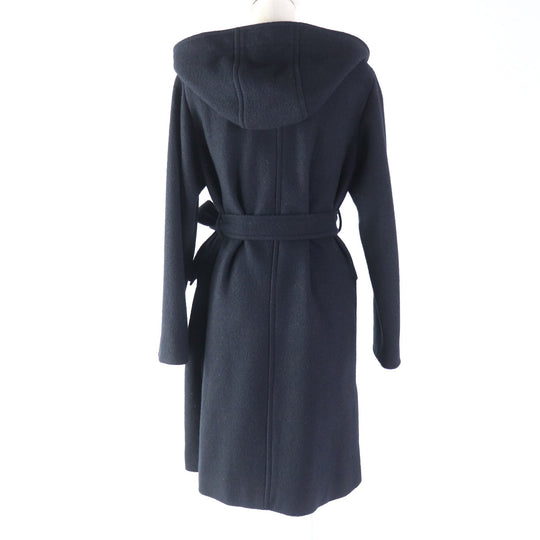 BLUE LABEL CRESTBRIDGE coat 55B48-448-29 Outer material: 82% wool, Outer material: 18% nylon, Body: Cupra polyester Sleeves: Polyester Navy Women 38 Used Authentic