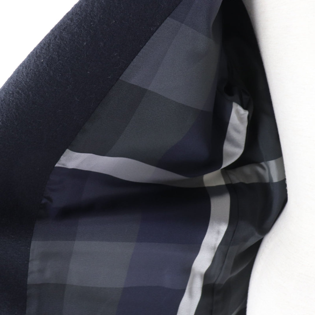 BLUE LABEL CRESTBRIDGE coat 55B48-448-29 Outer material: 82% wool, Outer material: 18% nylon, Body: Cupra polyester Sleeves: Polyester Navy Women 38 Used Authentic