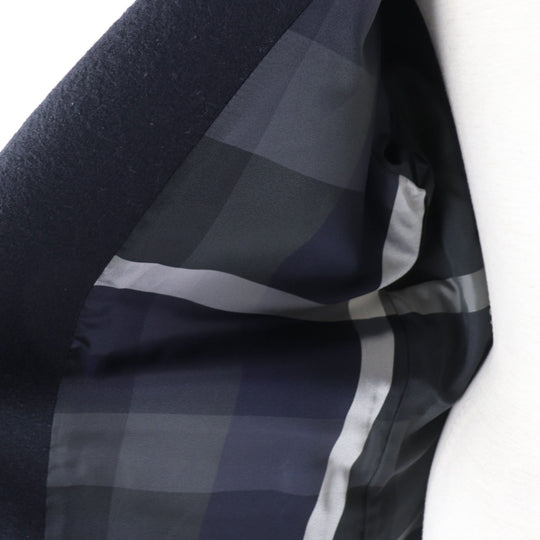 BLUE LABEL CRESTBRIDGE coat 55B48-448-29 Outer material: 82% wool, Outer material: 18% nylon, Body: Cupra polyester Sleeves: Polyester Navy Women 38 Used Authentic