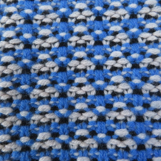 FENDI Hoodie FZY731 Main: 70% wool, Main: 30% cashmere Blue white Women 38 Used Authentic