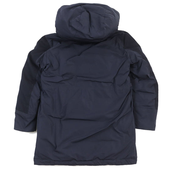 MONCLER Down jacket polyester Navy PERRAULT zero size