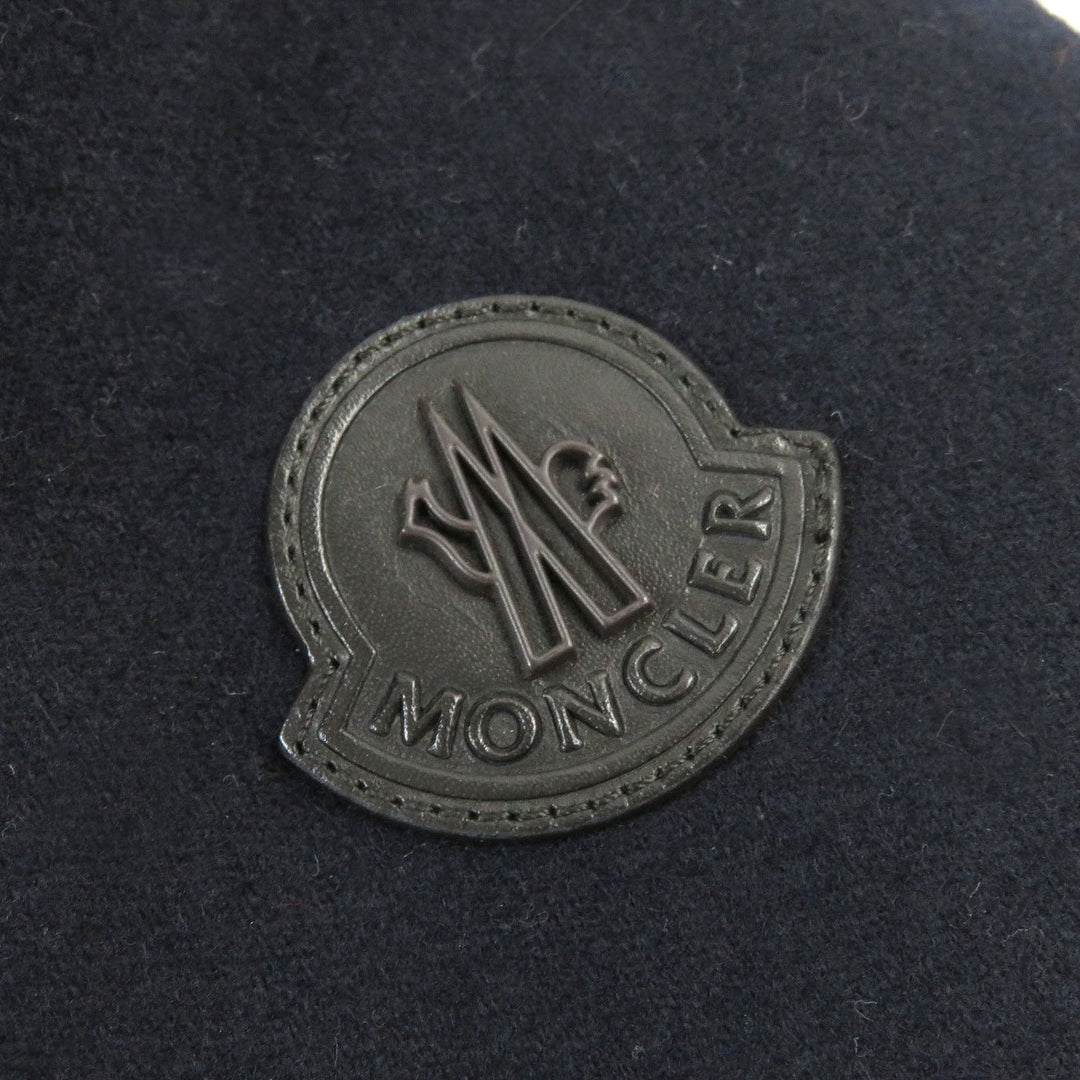 MONCLER Down jacket polyester Navy PERRAULT zero size