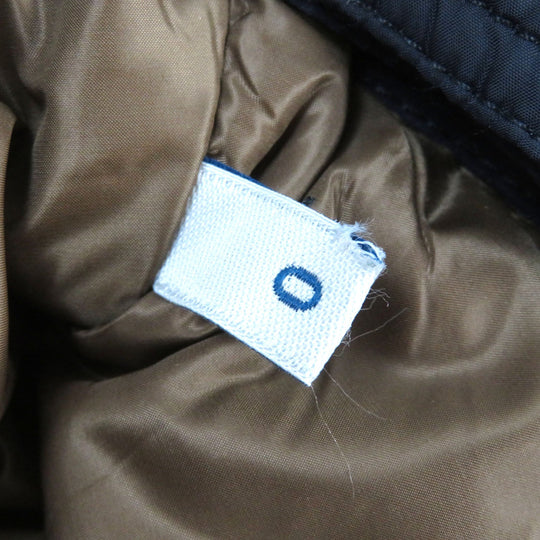 MONCLER Down jacket polyester Navy PERRAULT zero size
