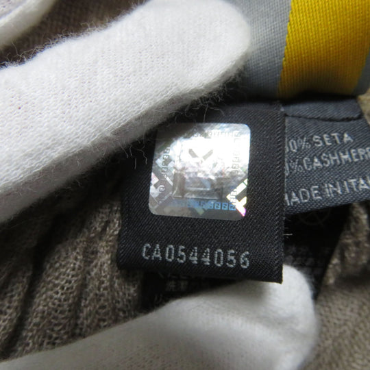 FENDI Stall Main: 70% cashmere, Main: 30% silk, Part: Orirag fur beige Women Used Authentic