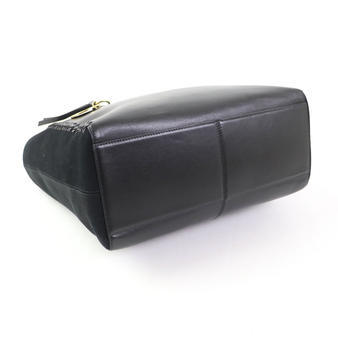 SEE BY CHLOE Tote Bag Main: Leather black TILDA Women Used Authentic
