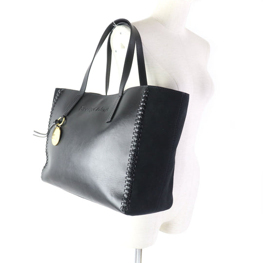SEE BY CHLOE Tote Bag Main: Leather black TILDA Women Used Authentic