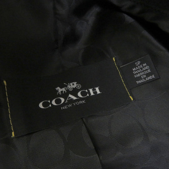 COACH trench coat F76255 Main: 68% cotton, Main: 32% polyester, Lining: 100% polyester, Liner: 55% wool, Liner: 23% polyester, : 22% rayon Fur: Mouton Part: Leather beige Women Used Authentic