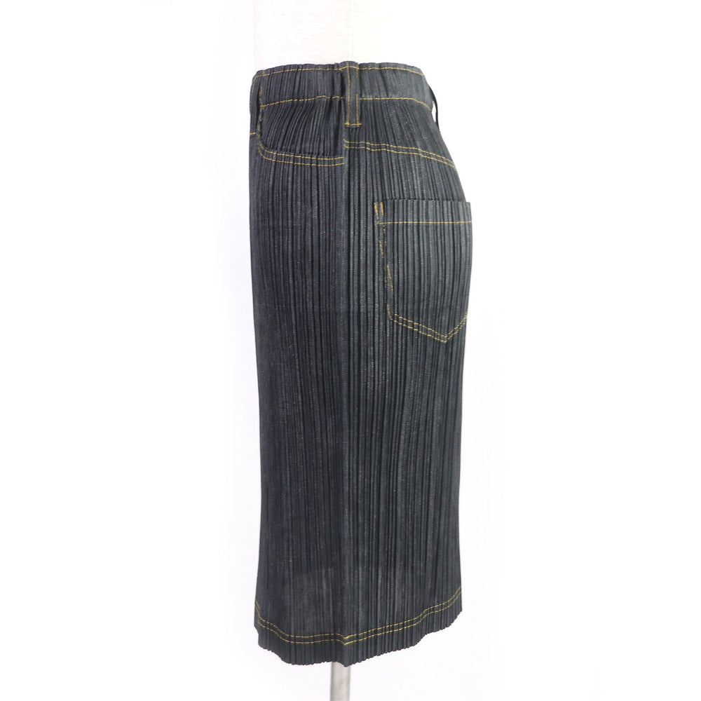 PLEATS PLEASE Pleated skirt PP75-JG021 Main: 100% polyester black Women 1 Used Authentic